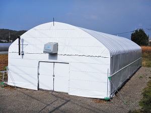 糸島市・菌床しいたけハウス